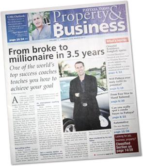 Broke to millionaire — press feature