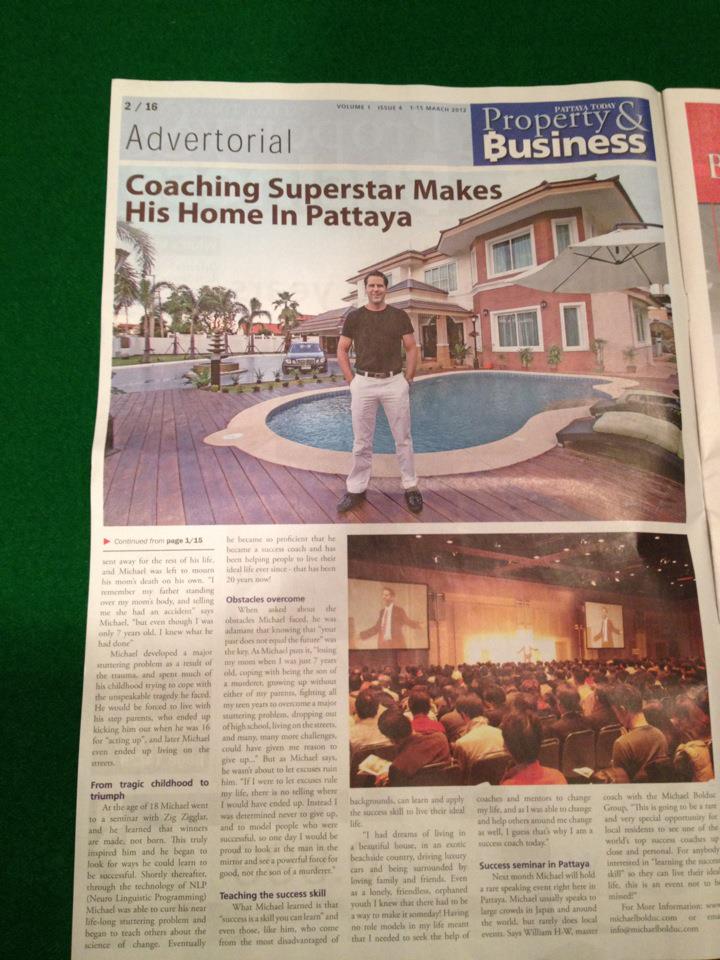 Newspaper feature